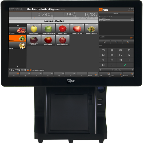Caisse enregistreuse tactile POS 1526